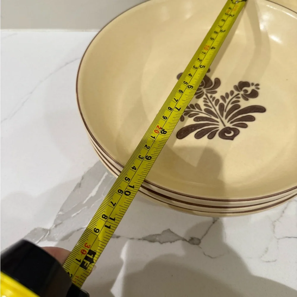 Vintage Pfaltzgraff Village,  Bowl Set 5pc | 4 Soup Bowls + 1 Serving Bowl |
